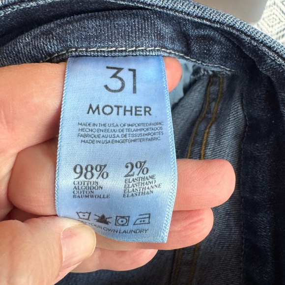 MOTHER Dark Blue Women's Jeans - Picture 6 of 6